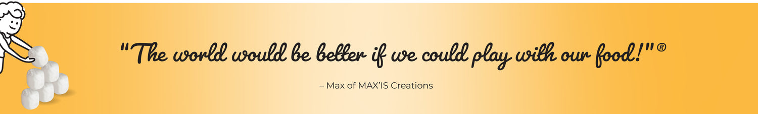 The world would be better if we could play with our food, a quote by Max. Sport gifts for him. Sport gifts for her. Sport gifts for anyone. MAX'IS Creations Sport Mugs. Basketball Mug with a Hoop, Baseball Mug with a Glove, Hockey Mug with a Net.