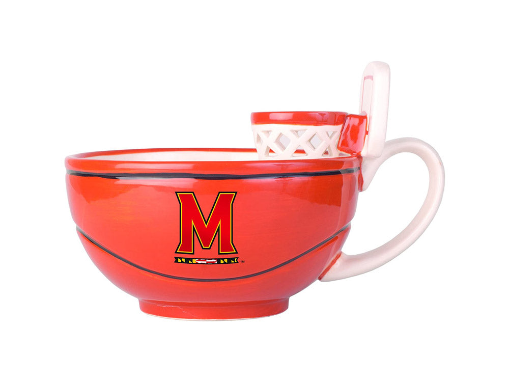 NCAA branded basketball mugs, The Mug with a Hoop! by MAX'IS Creations.