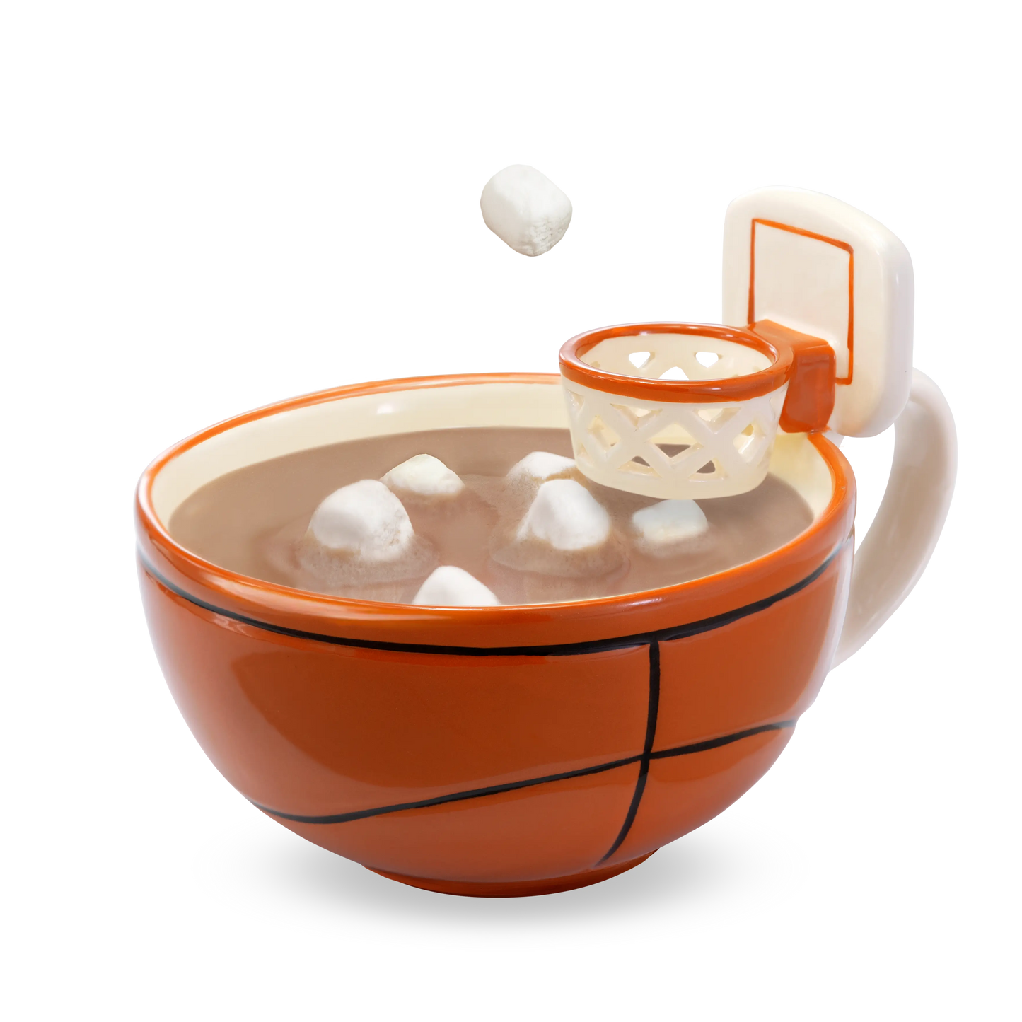 MAX’IS Creations' Basketball Mug isn’t just a mug — it’s an experience! Toss snacks into the hoop: Mini-marshmallows, cereal, crackers, veggies, or other fun snacks Makes mealtimes fun: Kids are excited to eat breakfast before school or enjoy snacks Brings unexpected joy to everyday moments: Turns snacks into playful, memorable experiences Bonding time: Encourage family interaction with playful mini trick shots Gift-ready packaging: Comes in a colorful, story-telling box perfect gift for sports fans.